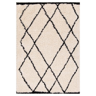 Tapis déco type berbère à poils longs MANHATTAN FUTURE HOME