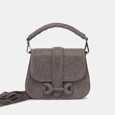 Sac Bandoulière en Cuir avec Strass ALMA EN PENA