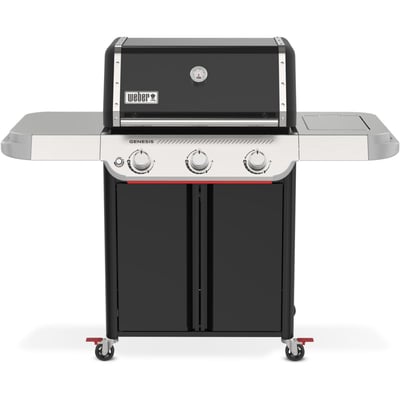 Barbecue gaz Genesis E-315W Plancha, sur chariot, 3 brûleurs, surface de cuisson 68 x 48 cm WEBER