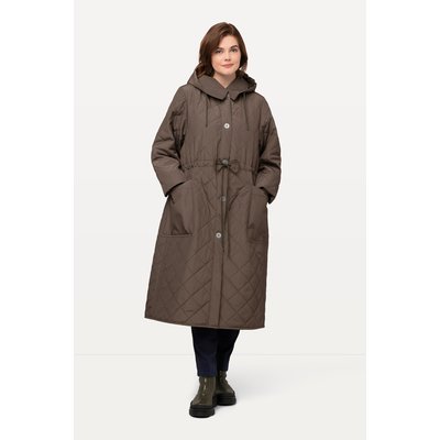 Manteau matelassé à capuche avec patte de ULLA POPKEN