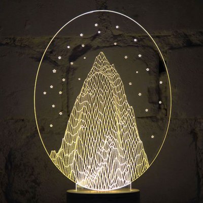 Lampe de salon moderne en verre, Bulbing Starry Night STUDIO CHEHA 