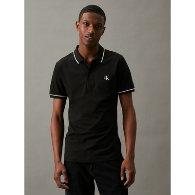 Slim polo in piquétricot, Tipping CALVIN KLEIN JEANS