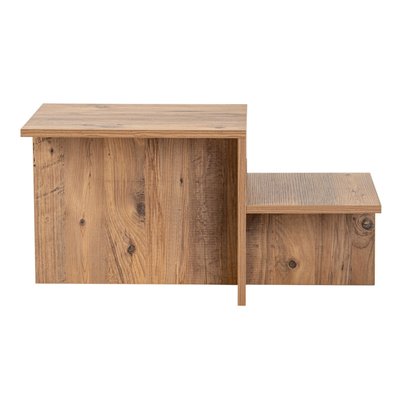 Table basse 2 niveaux L77 cm - HARMONY CALICOSY