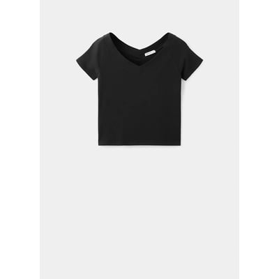 T-shirt décolleté en V MANGO TEEN
