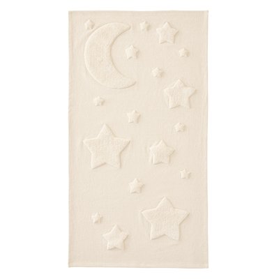 Tapis rectangle relief lune et étoiles VERTBAUDET