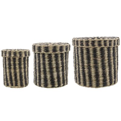 Lot de 3 boites de rangement HOUSE DOCTOR
