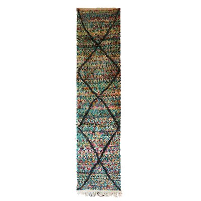Tapis de couloir pure laine berbère 75 x 304 cm AFK LIVING