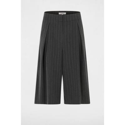 Bermuda taille haute rayé MORGAN