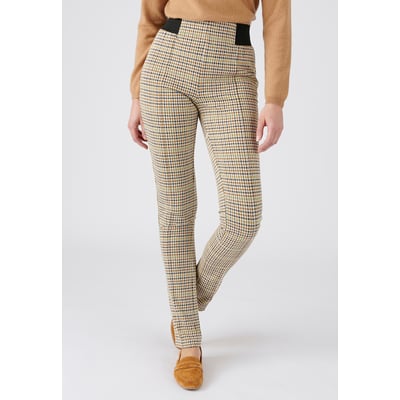 Pantalon maille milano uni ou carreaux DAMART