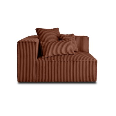 Module d'assise gauche en Velours grosses côtes - COLOMBINE LISA DESIGN