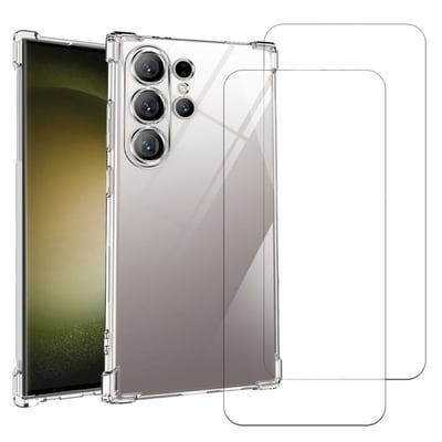 Coque Galaxy S24 Ultra antichoc + 2 vitres EVETANE