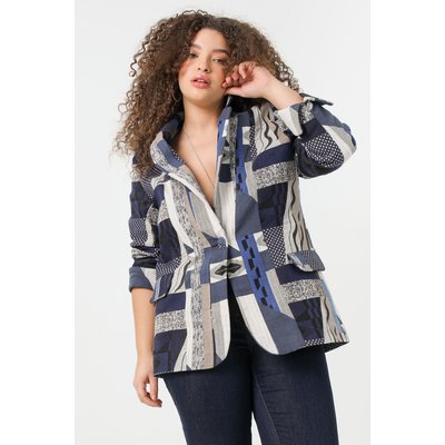 Veste tailleur en jacquard imprimé JEAN-MARC PHILIPPE