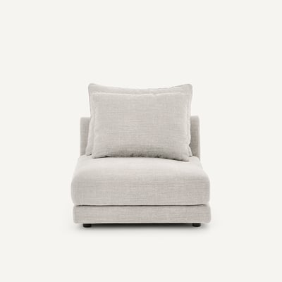 Chauffeuse modulable en coton et lin, TIBERIO AM.PM