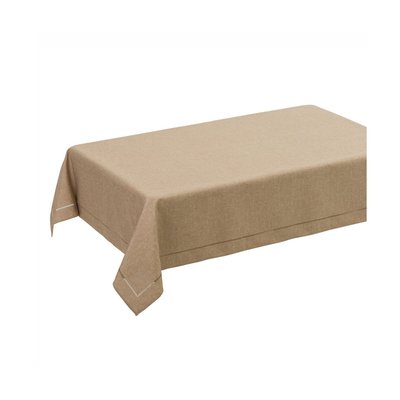 Nappe rectangulaire beige  - 210x150cm WADIGA