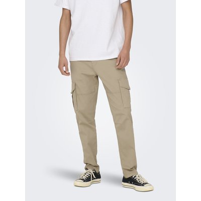 Pantalon cargo en coton Dean ONLY & SONS