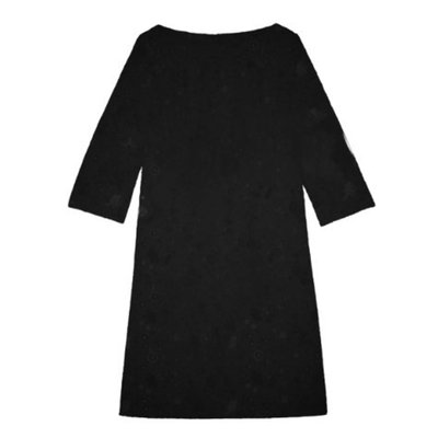 Robe Megane noire en lin INES DE LA FRESSANGE PARIS