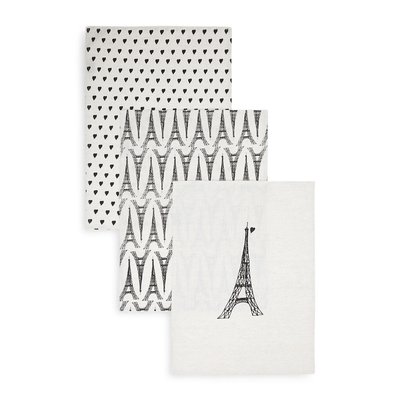 3 Torchons Reaumur Coton Et Lin 50 X 70 Cm ABSOLUMENT MAISON