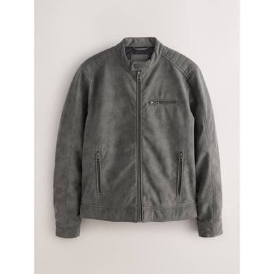Veste motard en simili cuir NEXT