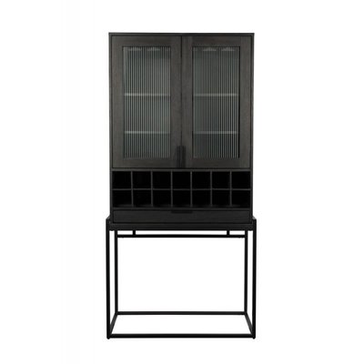 Cabinet range verres et bouteilles Travis Walnut ZUIVER