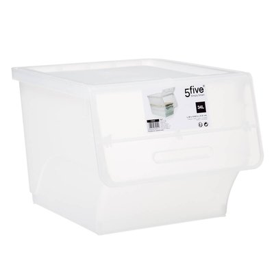 Boîte transparente à ouverture frontale 34L 5FIVE SIMPLY SMART