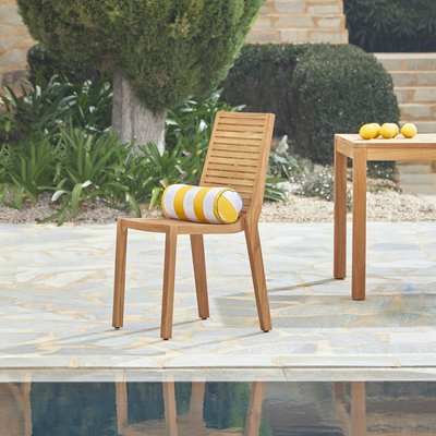 Chaise de jardin en teck massif TEO TIKAMOON