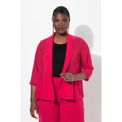 Veste en mousseline, oversize. Col châle ULLA POPKEN