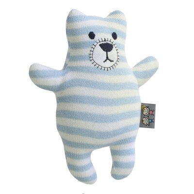 Peluche doudou ourson en coton bio TRICOT SEVIRA KIDS