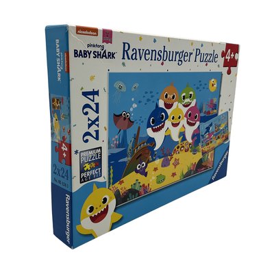 Puzzle 2X24 pièces bébés requins - Bon état RAVENSBURGER