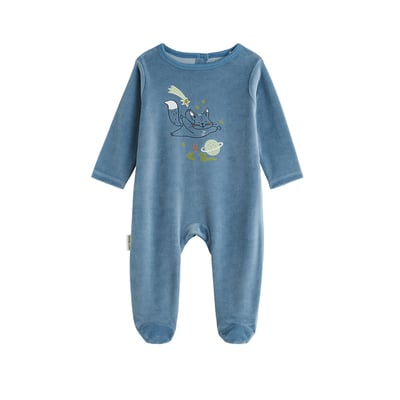 Pyjama bébé en velours Edouard PETIT BEGUIN