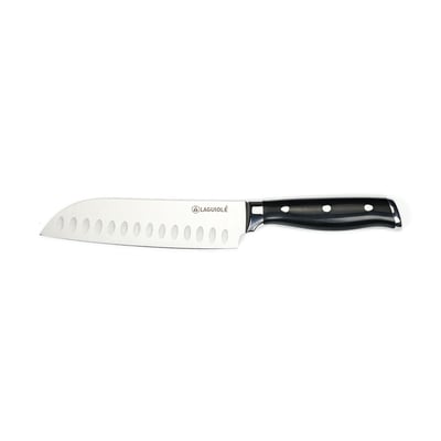 Couteau santoku noir 32cm - "Essentials" LAGUIOLE CUISSON
