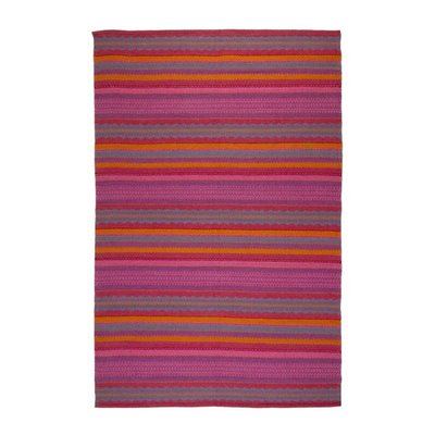 Tapis de salon en laine à rayures  TULUM THE DECO FACTORY