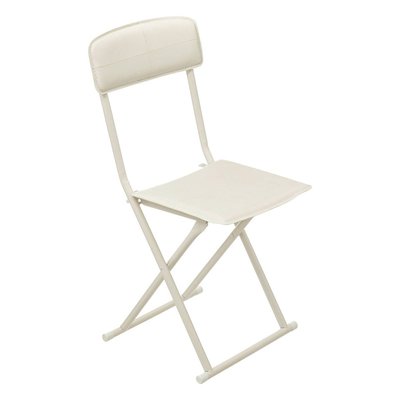 Chaise pliante Crème en PVC ATMOSPHERA