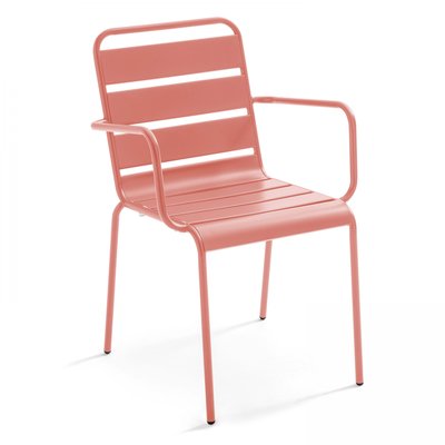 Fauteuil de jardin en acier thermolaqué, PALAVAS OVIALA