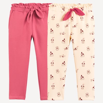 Confezione da 2 joggings in felpa LA REDOUTE COLLECTIONS