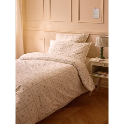 Housse de couette percale de coton "Léopoldine" CYRILLUS