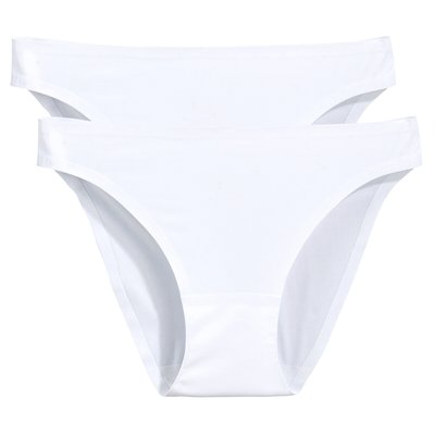 Lot de 2 slips en microfibre-Invisible LA REDOUTE COLLECTIONS