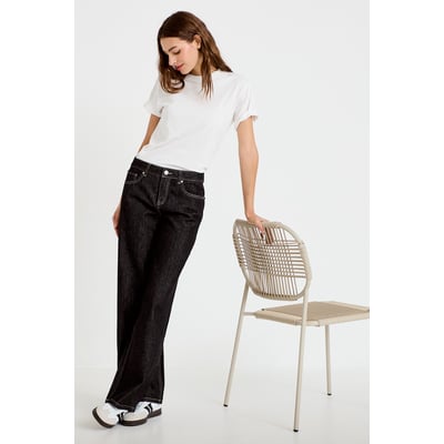 Jean wide leg taille basse CACHE CACHE