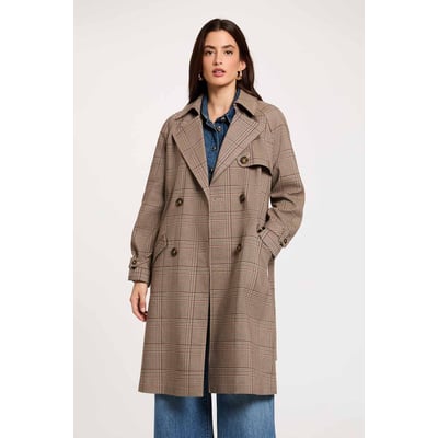 Trench long ceinturé MORGAN
