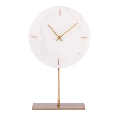 Horloge sur pied marbre   25 cm TABLE PASSION