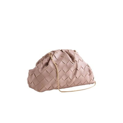 Pochette oversize tissée à pression NEXT