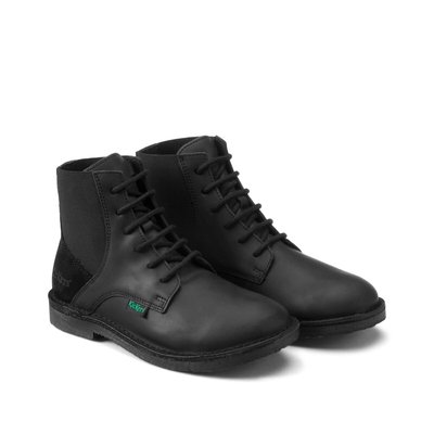 Kick Liti Ankle Boots in Leather with Lace-Up Fastening KICKERS