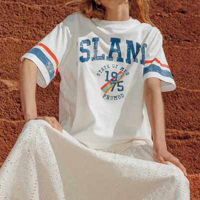 T-shirt campus oversize PROMOD