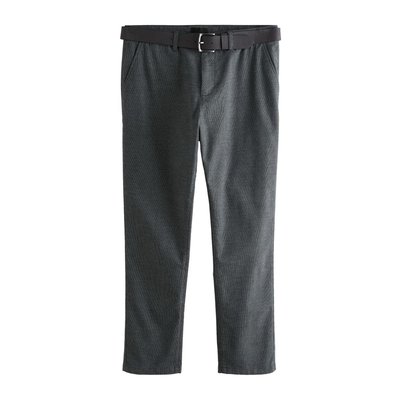 Pantalon chino stretch texturé doux ceinture NEXT