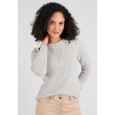 Pull maille perlée mélange alpaga DAMART
