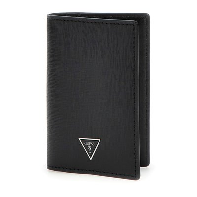 Porte-Cartes De Crédit Milano Cuir Véritable GUESS