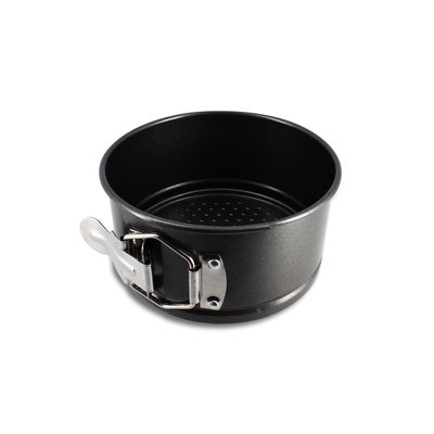Moule à charnière à fond amovible en acier carbone 14cm, AMANDINE MENASTYL