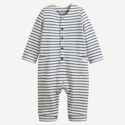 Combinaison longue rayée en molleton LA REDOUTE COLLECTIONS