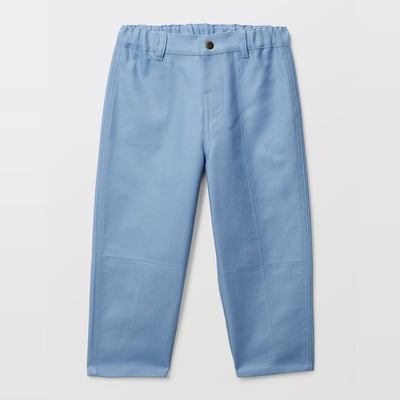 Pantalon taille élastique uni en coton BIO GOTS BOUT'CHOU