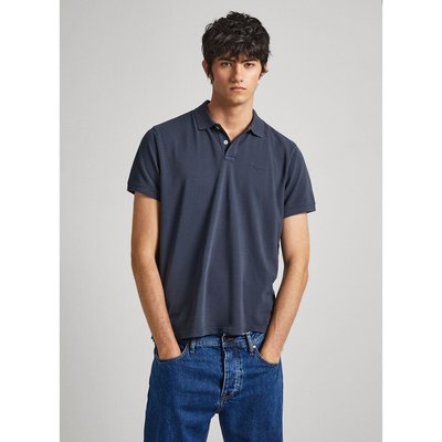 Polo manches courtes piqué à logo brodé PEPE JEANS