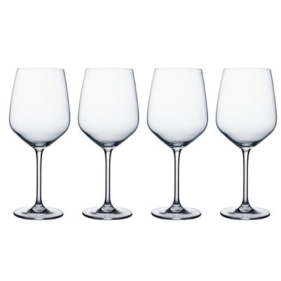 Set of 4 Kings White Wine Glasses RAVENHEAD